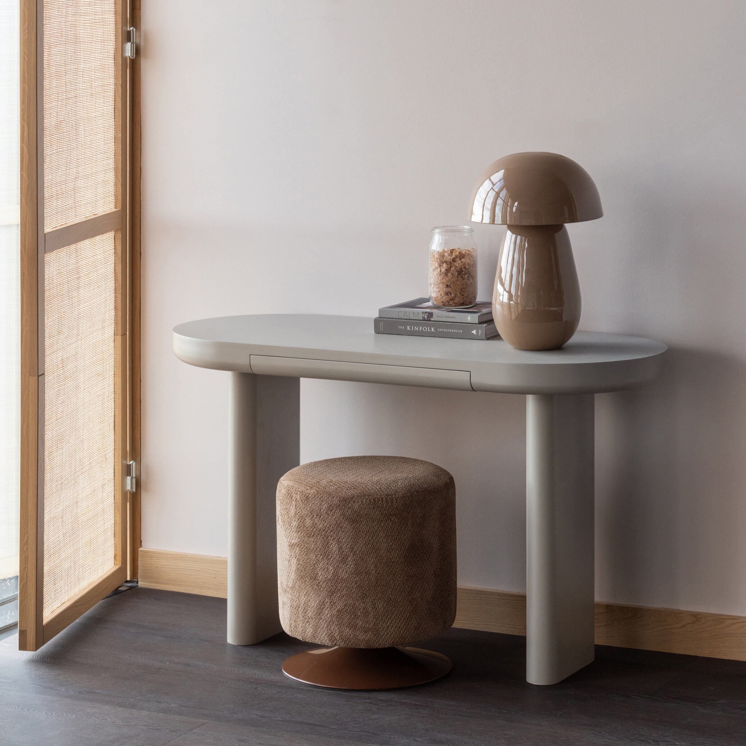 WOOOD Sidetable/Bureau Mael 120cm - Dust - 8714713246823