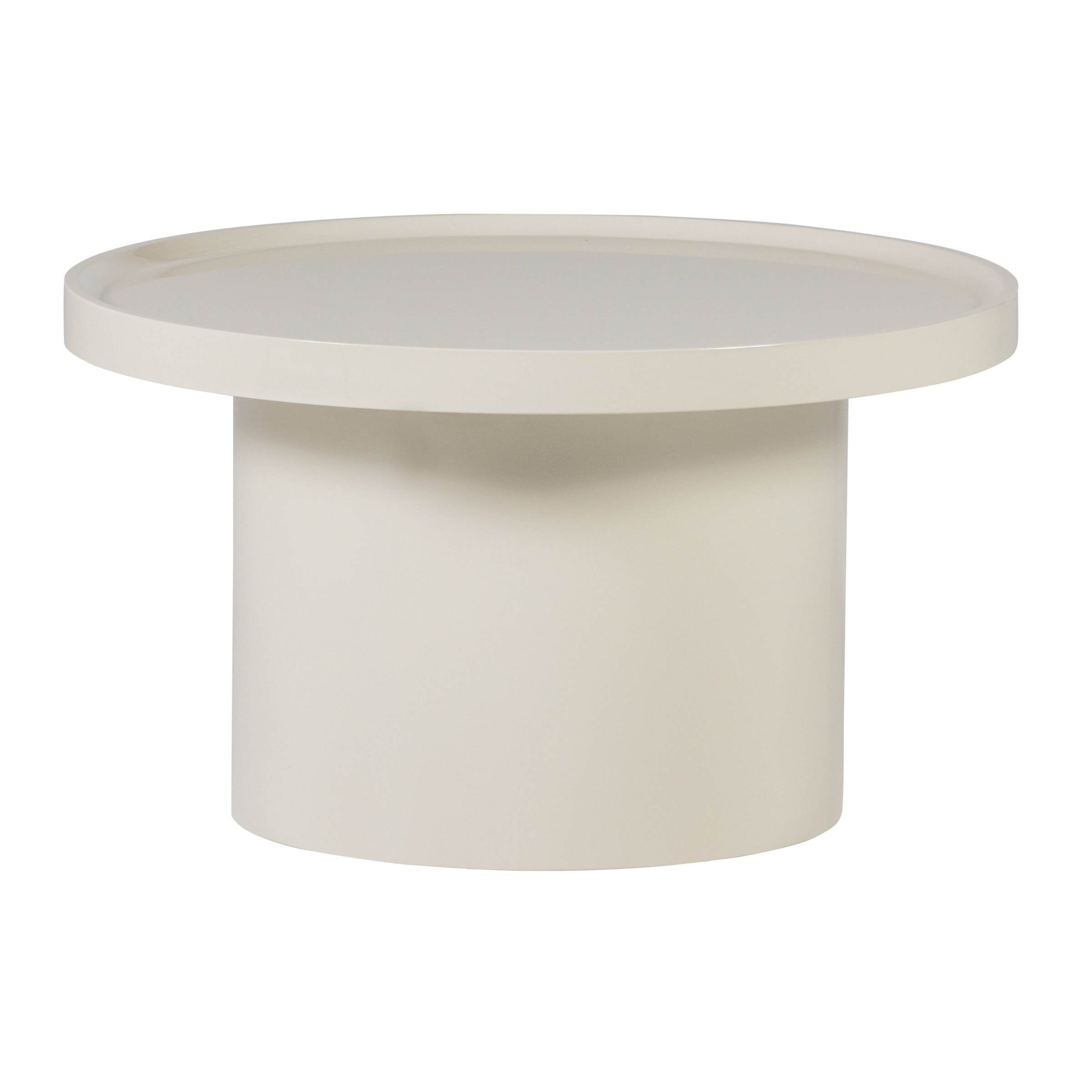 WOOOD Ronde Salontafel Veluna 70cm - Zand - 8714713242894