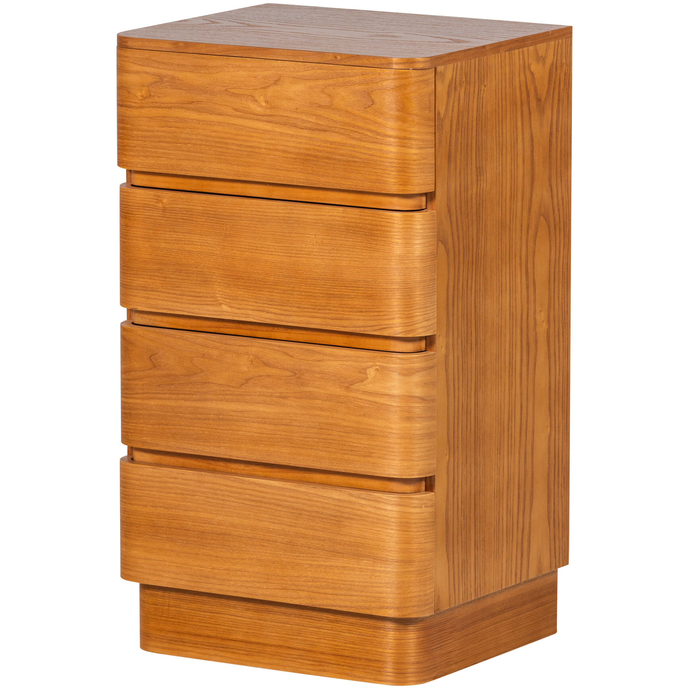 WOOOD Ladekast Fejo MDF, Met 4 lades - Bruin - 8714713243402