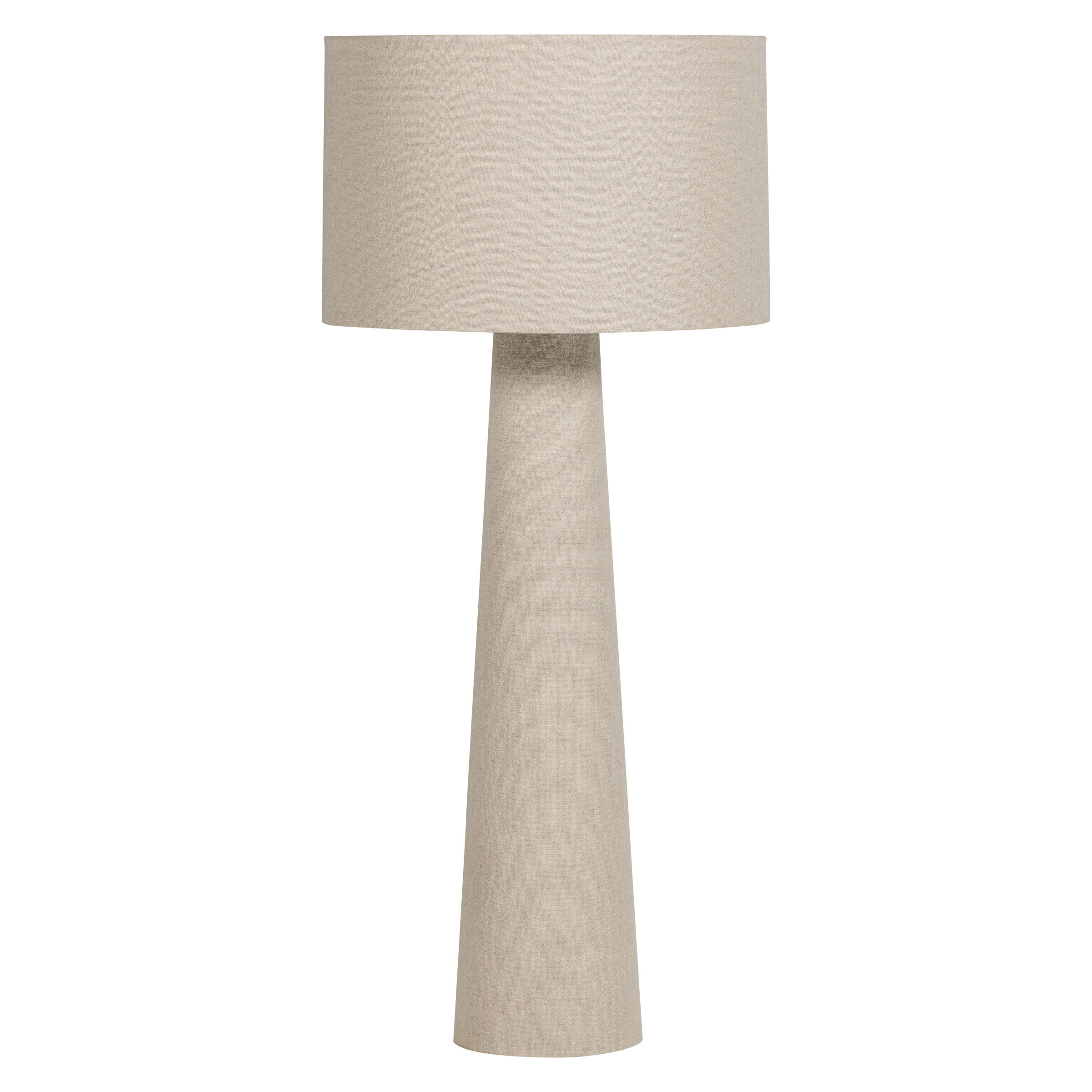 WOOOD Vloerlamp Loft Bouclé, 160cm - Naturel - 8714713246908