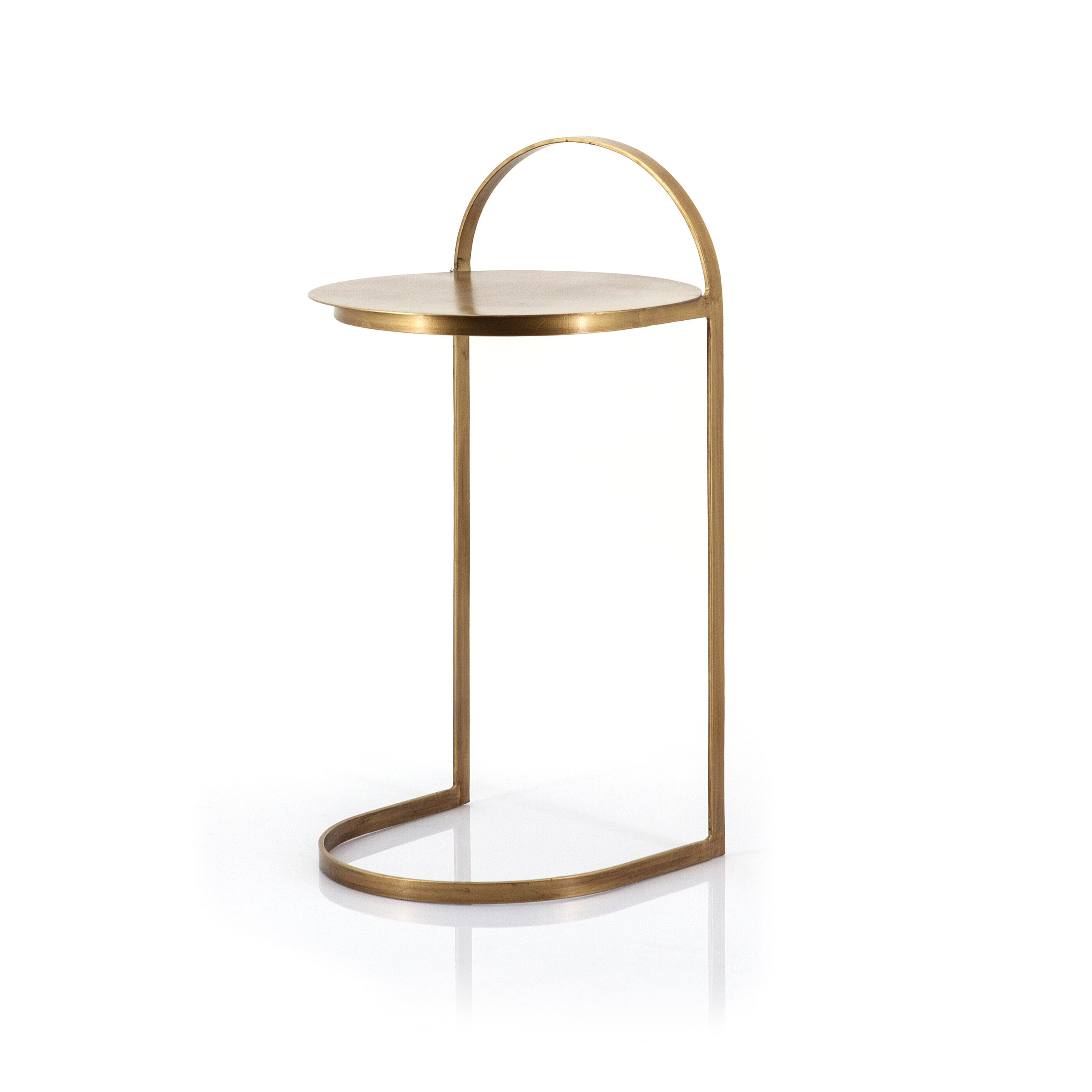 By-Boo Bijzettafel Garcon - Goud, 35cm - Rond - 8719743434783