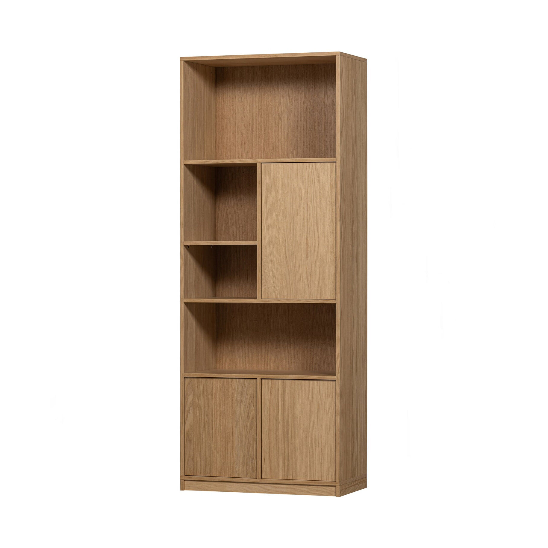 vtwonen Opbergkast Modulair Eikenhout, 200 x 77cm - Bruin - 8714713173556