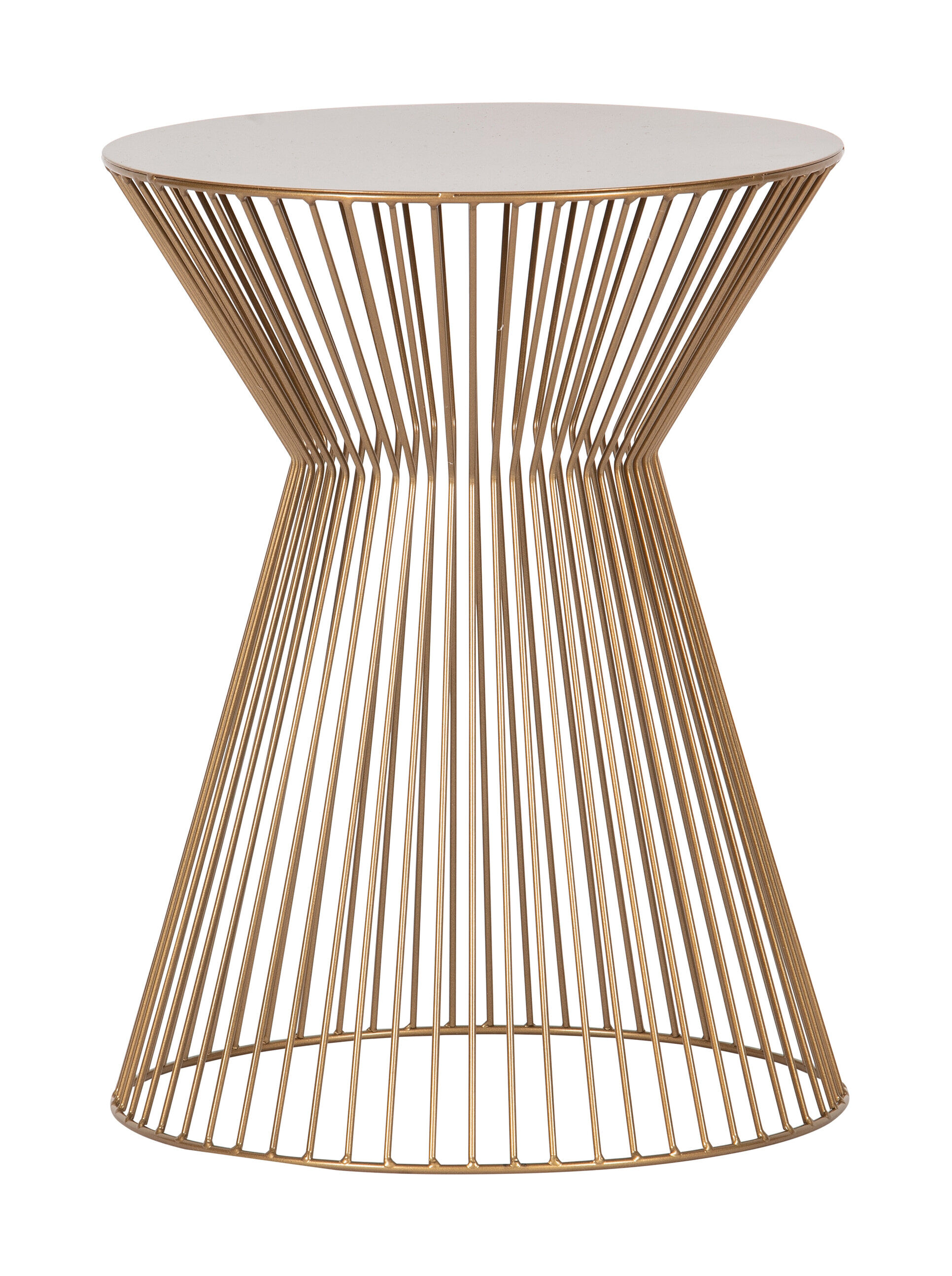 WOOOD Bijzettafel Suus 35cm - Goud - Rond - 8714713093021