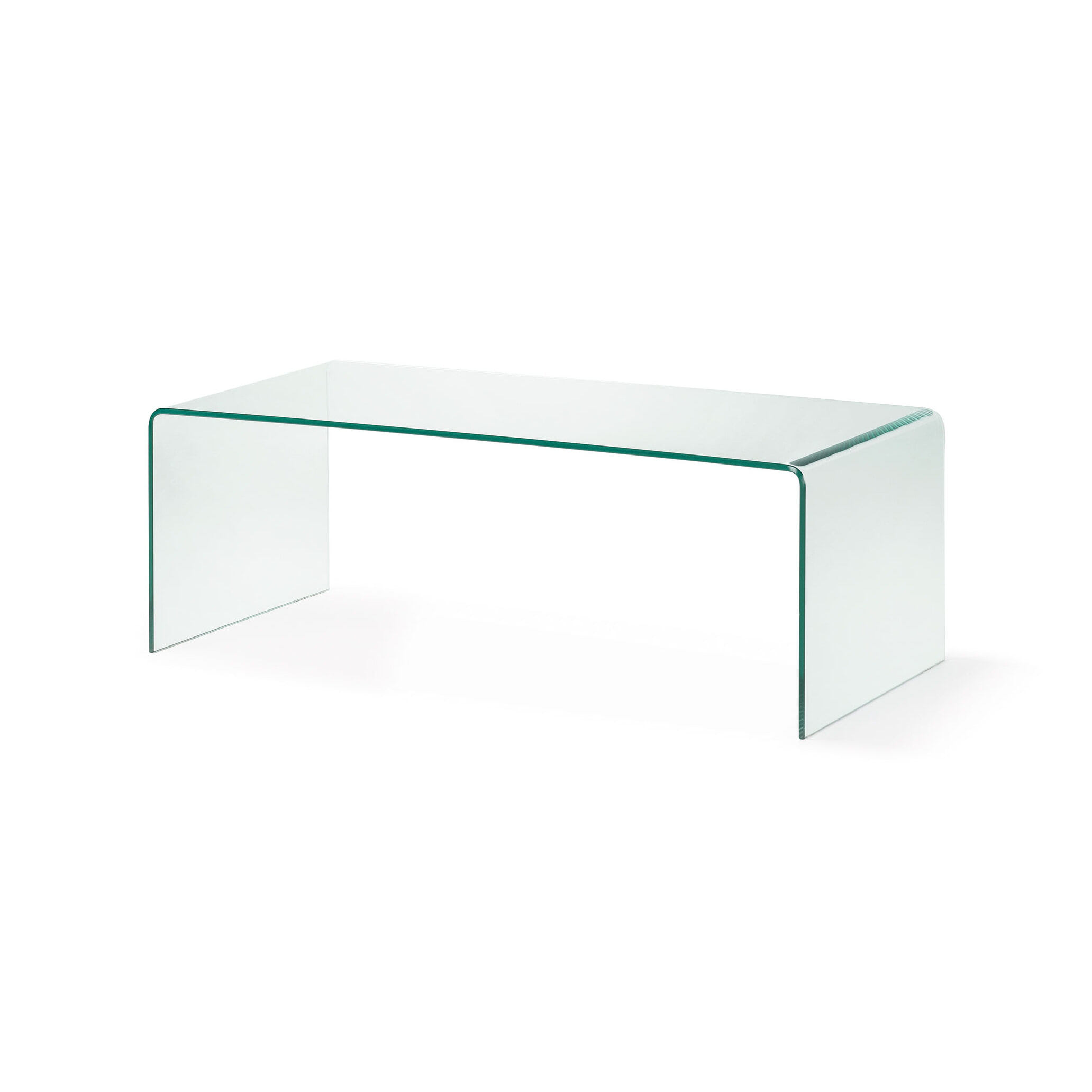 Kave Home Glazen Salontafel Burano, 110 x 50 cm - Transparant - 8433840029399