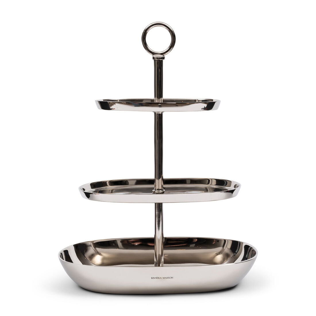 Rivièra Maison Etagère Bexley 49cm hoog - Zilver - 8720794217461