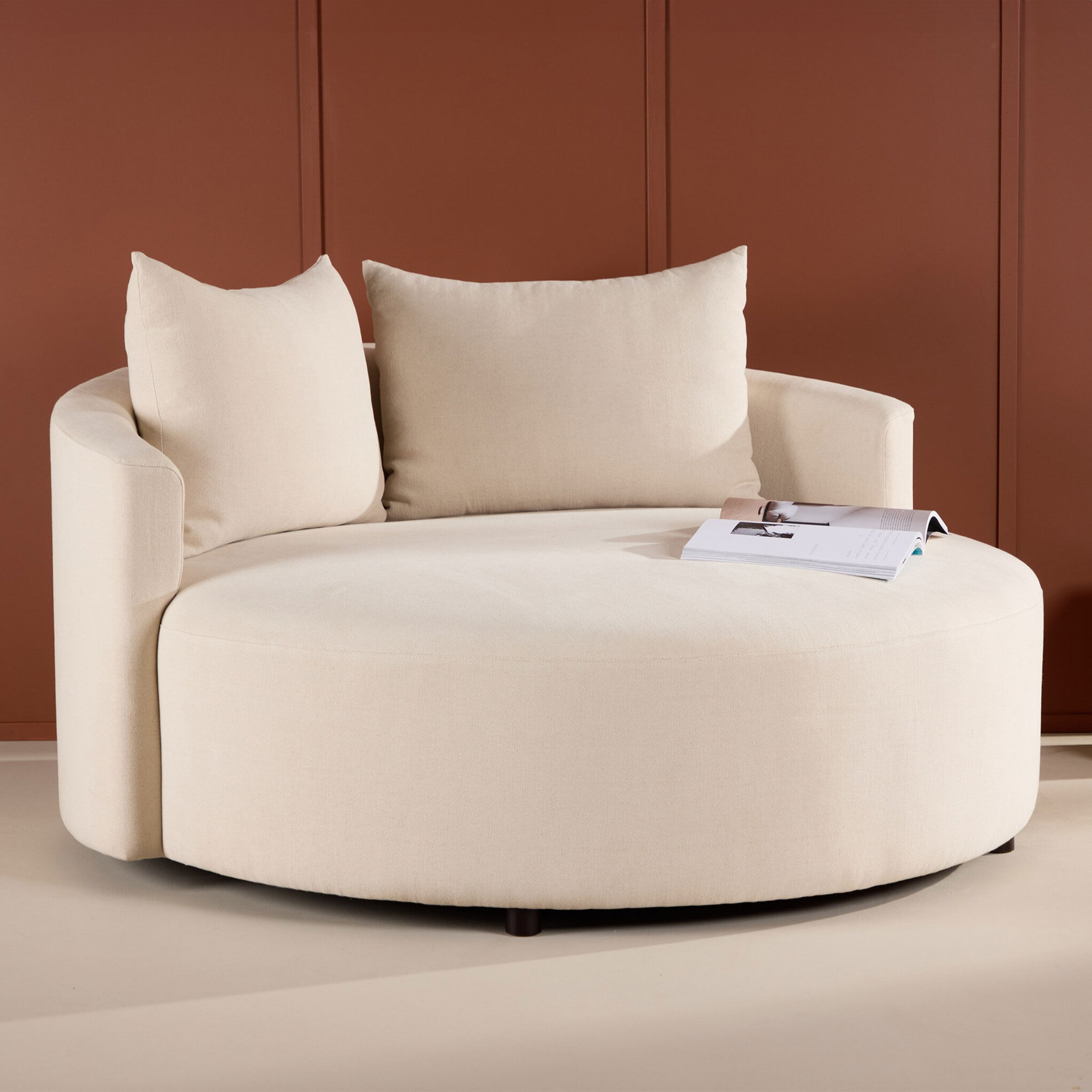 Nohr Bank Loveseat Keeli Linnenlook - Beige - 7340220833129