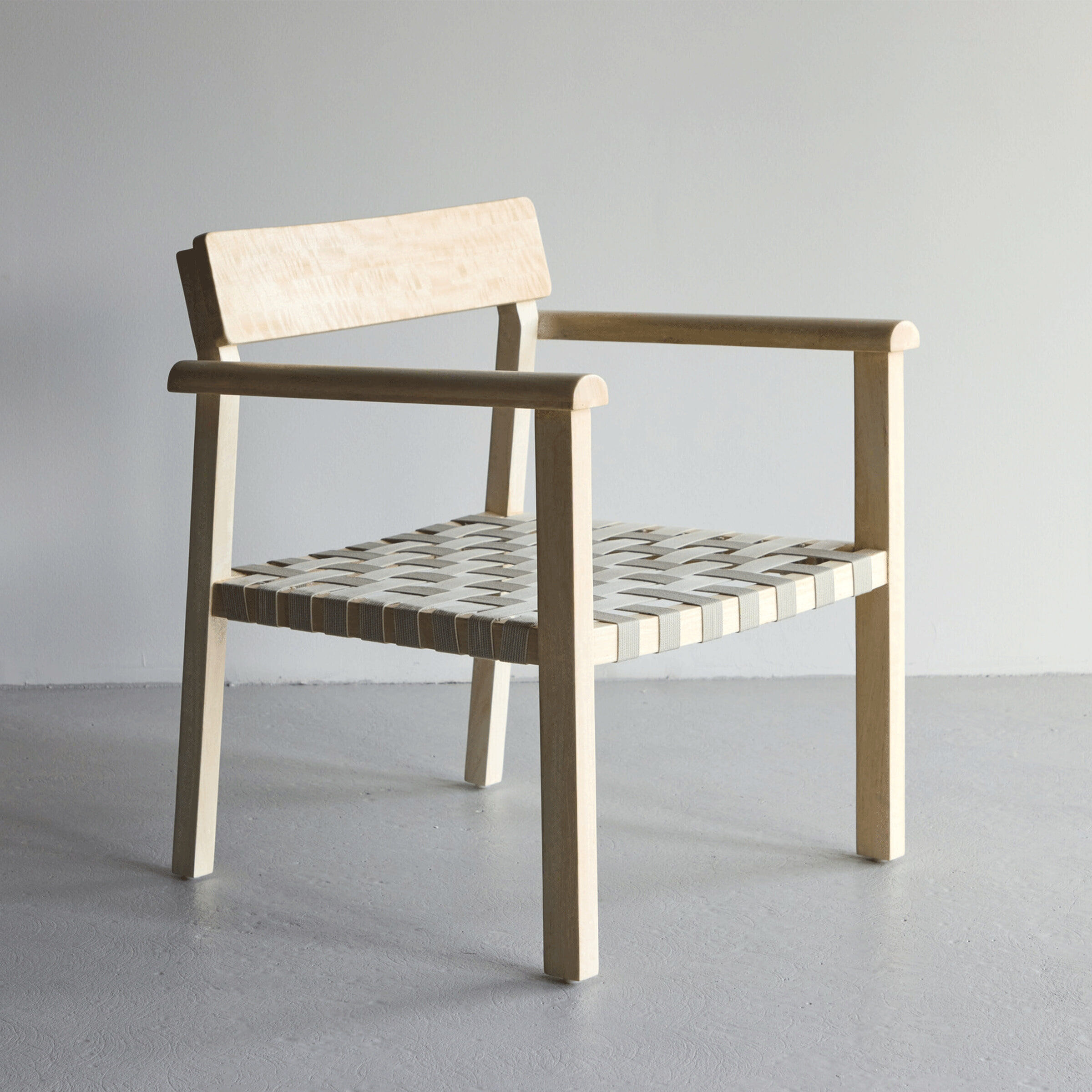 Nohr Fauteuil Arlicia Mangohout - Naturel/Grijs - 7340220844224