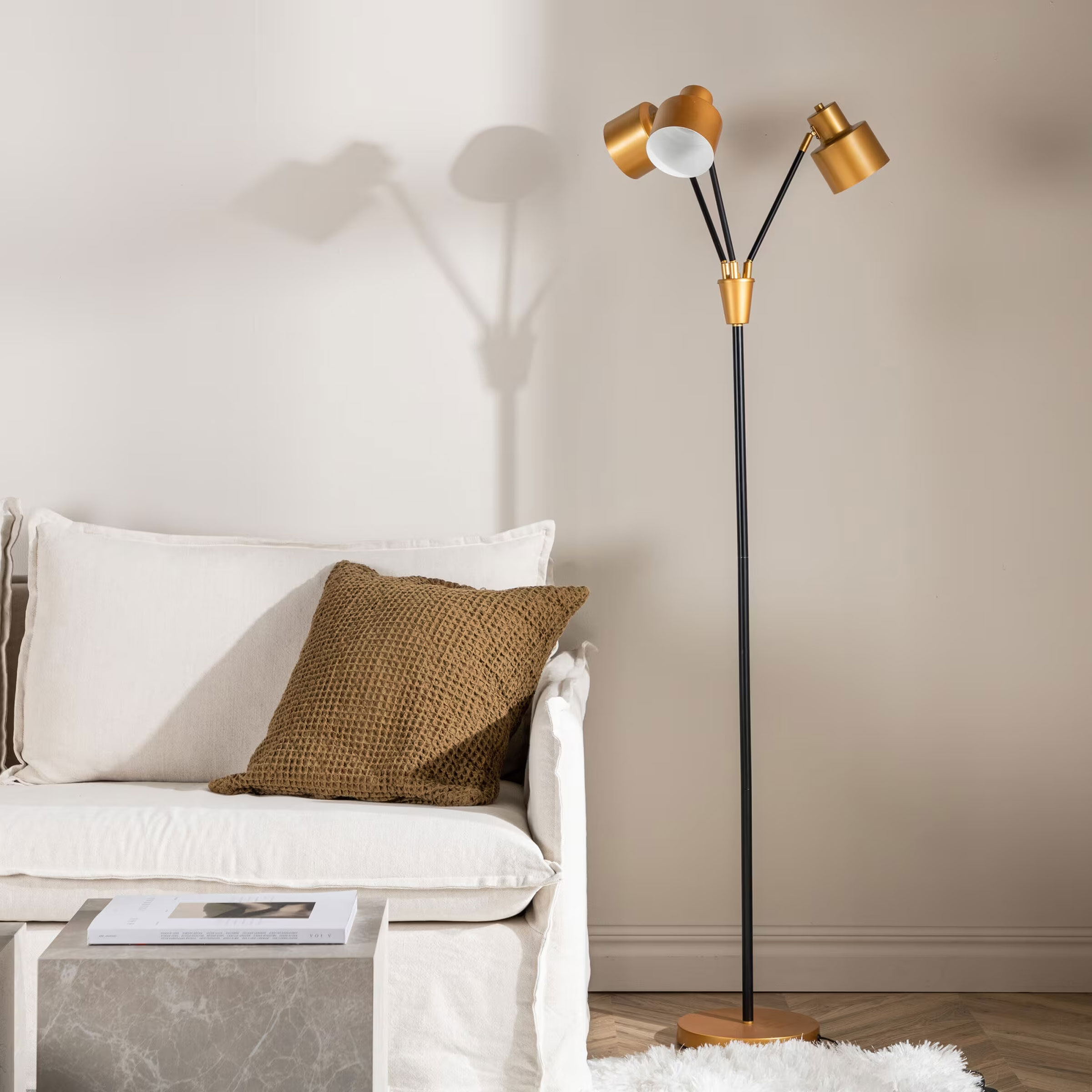 Nohr Vloerlamp Hina 3-lamps - Zwart - 7350118418857