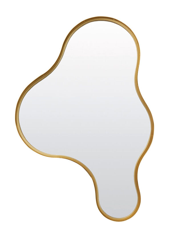 Light & Living Spiegel Suva 63 x 65cm - Goud - Organisch - 8717807657246