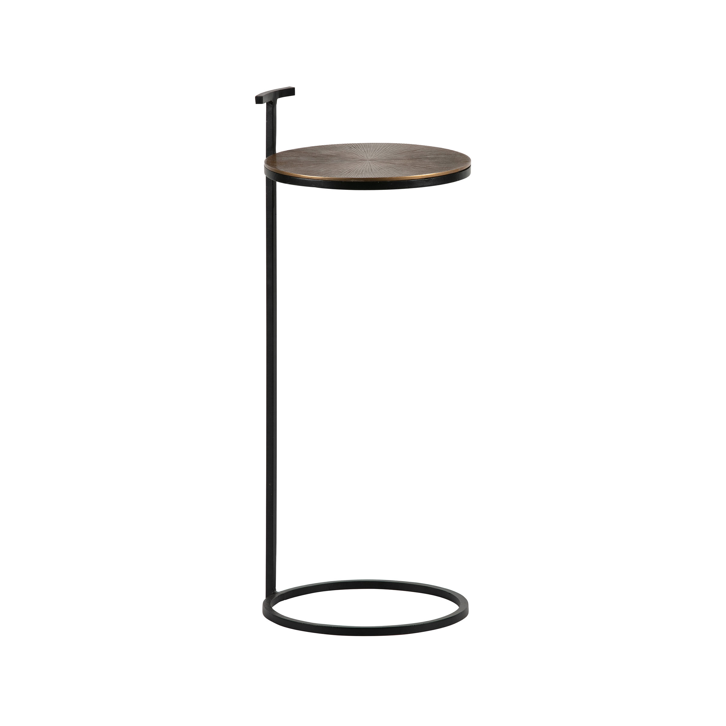 WOOOD Bijzettafel Position 26cm - Antique Brass - Rond - BePureHome - 8714713091942