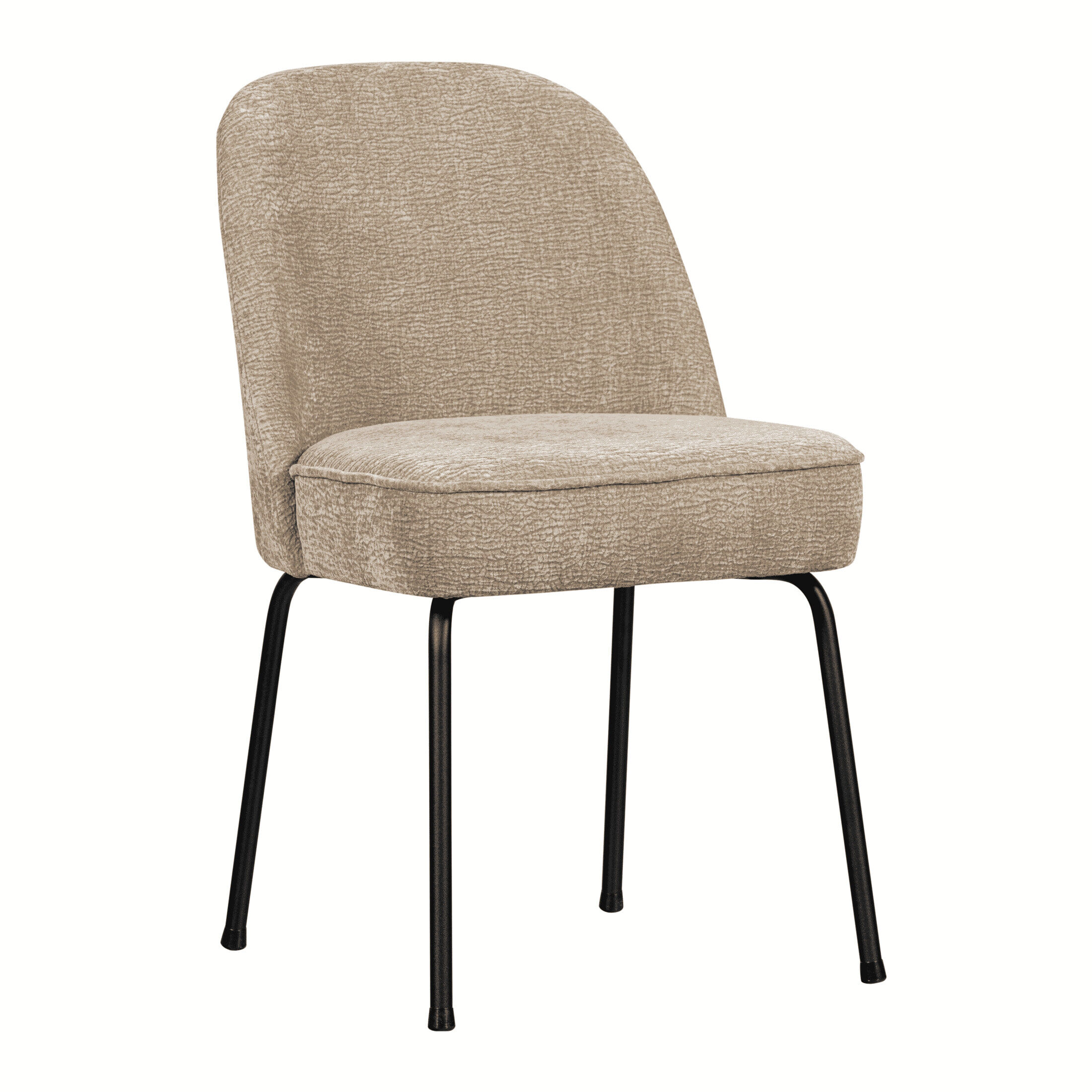 WOOOD Eetkamerstoel Vogue Chenille - Zand - BePureHome - 8714713215515