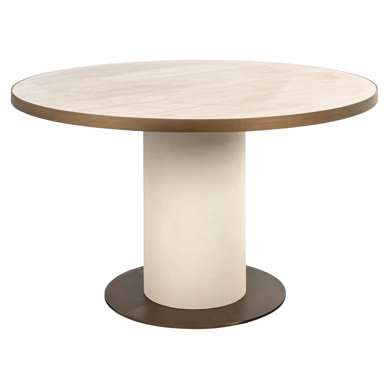 Richmond Ronde Eettafel Tivoli Keramiek, 130cm - Wit - 8721009422366