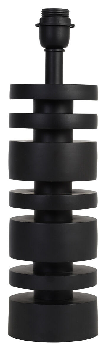 Light & Living Tafellamp Desley 40cm - Mat Zwart (excl. kap) - 8717807282301