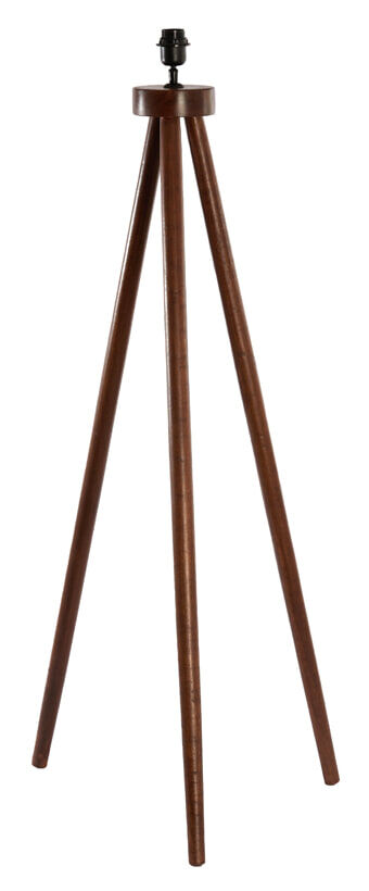 Light & Living Vloerlamp Ilias Mangohout, 122cm - Bruin (excl. kap) - 8717807680671