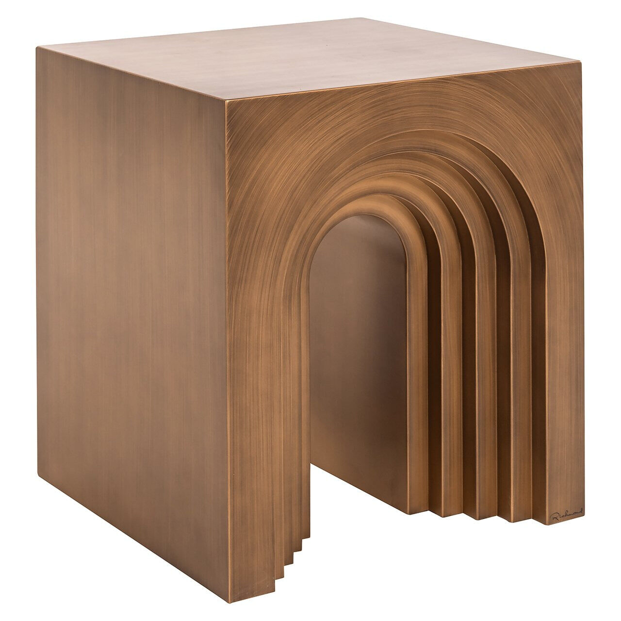 Richmond Bijzettafel Vevey 50 x 50cm - Brushed Gold - Vierkant - 8721009415658