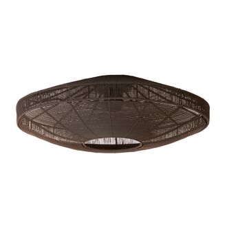 Light & Living Plafondlamp Bahala 51cm - Mat Donkerbruin - 8717807709136