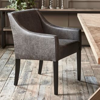 Rivièra Maison Eetkamerstoel Savile Row Pellini - Espresso - 8720794100008
