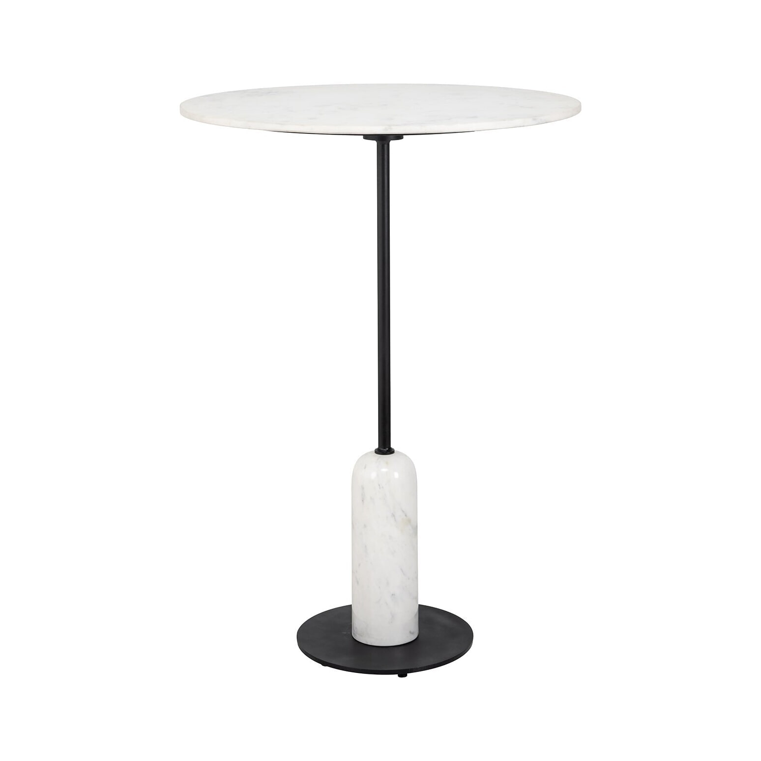 Richmond Ronde Bartafel Jagger Marmer, 75cm - Wit - 8720621695172