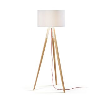 Kave Home Vloerlamp Iguazu - Wit - 8433840295466