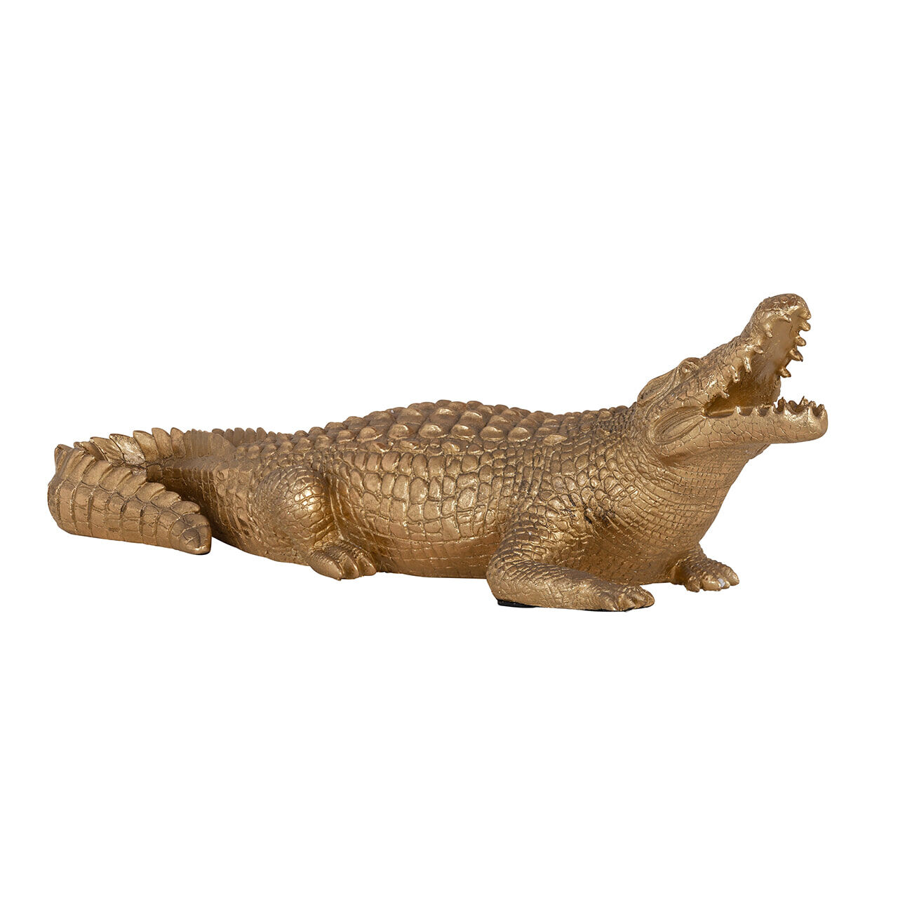 Richmond Decoratie Crocodile 62cm - Goud - 8720621608325