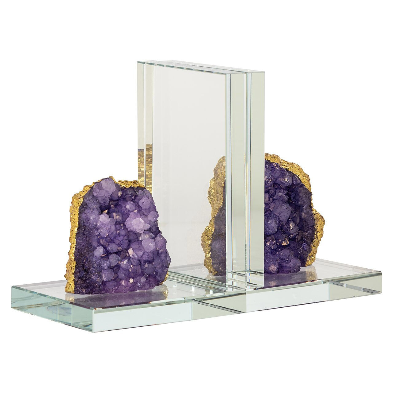 Richmond Boekenstandaard Agate Kristal - Paars - 8720621697978