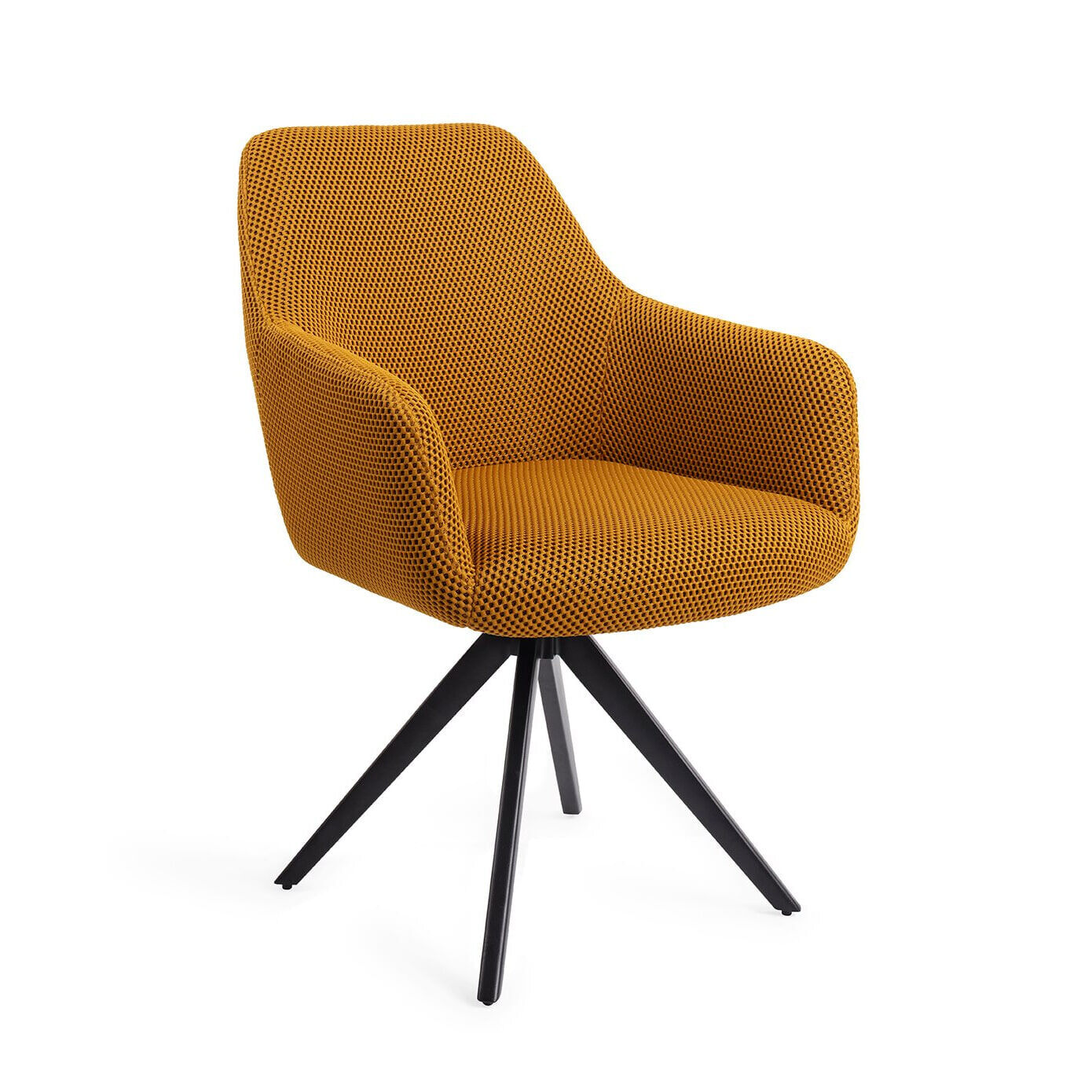 Jesper Home Eetkamerstoel Hiroo Draaibaar, Turn Black - Groovy Garam - 6096001923961