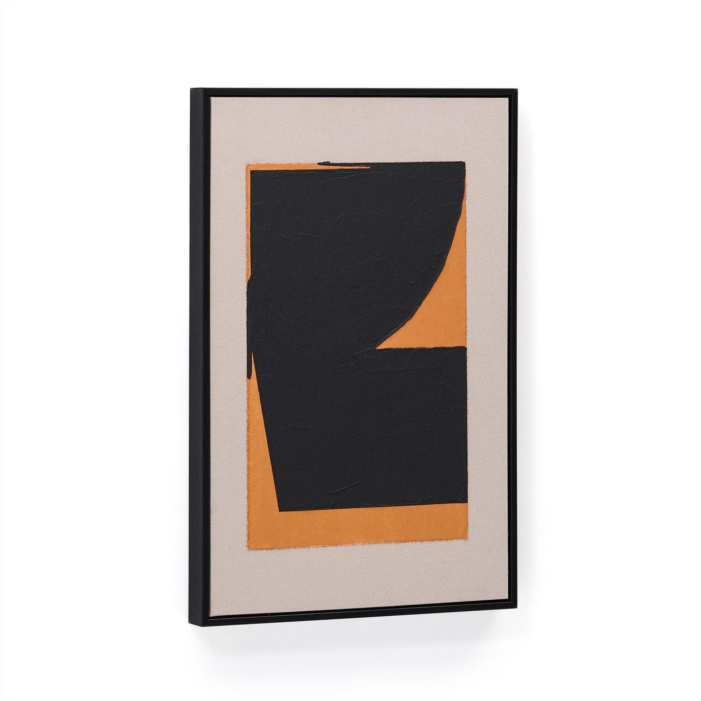 Kave Home Schilderij Zernu 65 x 42cm - Oranje - 8447305004852