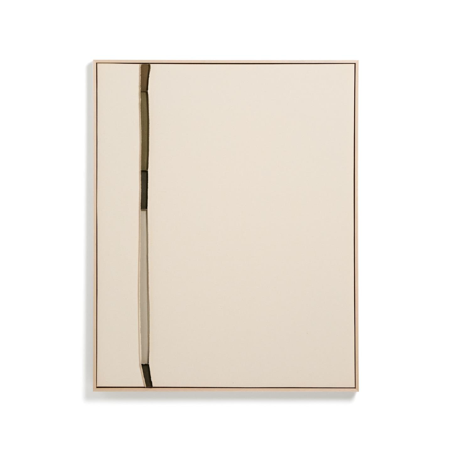 Kave Home Schilderij Deravia 100 x 80cm - Beige - 8447305087039