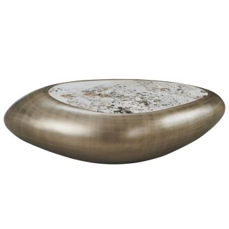 Tower Living Organische Salontafel Castello Keramiek, 116 x 77cm - Goud - 9506639616137