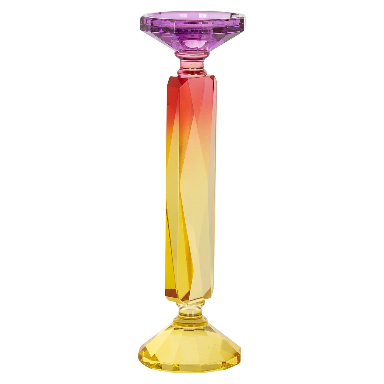 Richmond Kandelaar Marlyn 30cm hoog - Geel - 8720621699729