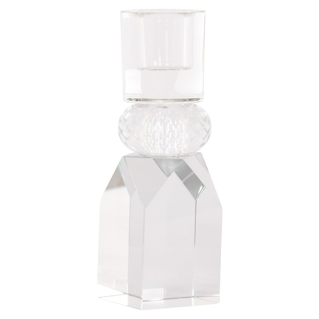 Richmond Kandelaar Yanou Glas, 15cm - Transparant - 8721009406557