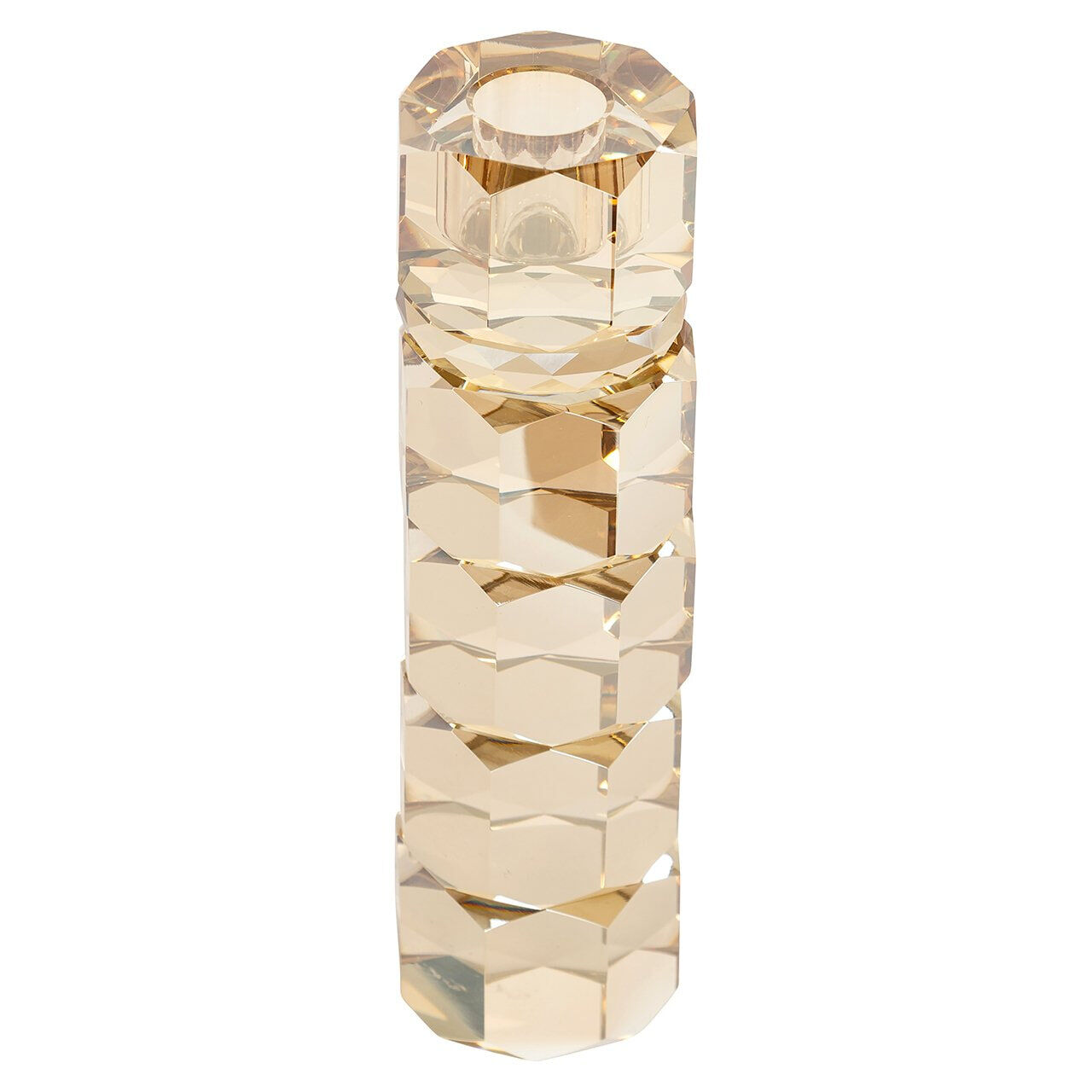 Richmond Kandelaar Zofia Glas, 18cm - Beige - 8721009406588