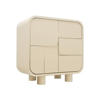 Tower Living Opbergkastje Alviano 80 x 80cm - Beige - 9503699366743