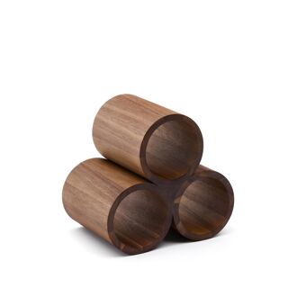 Kave Home Flessenrek Sesilu Acaciahout - Naturel - 8433840910741