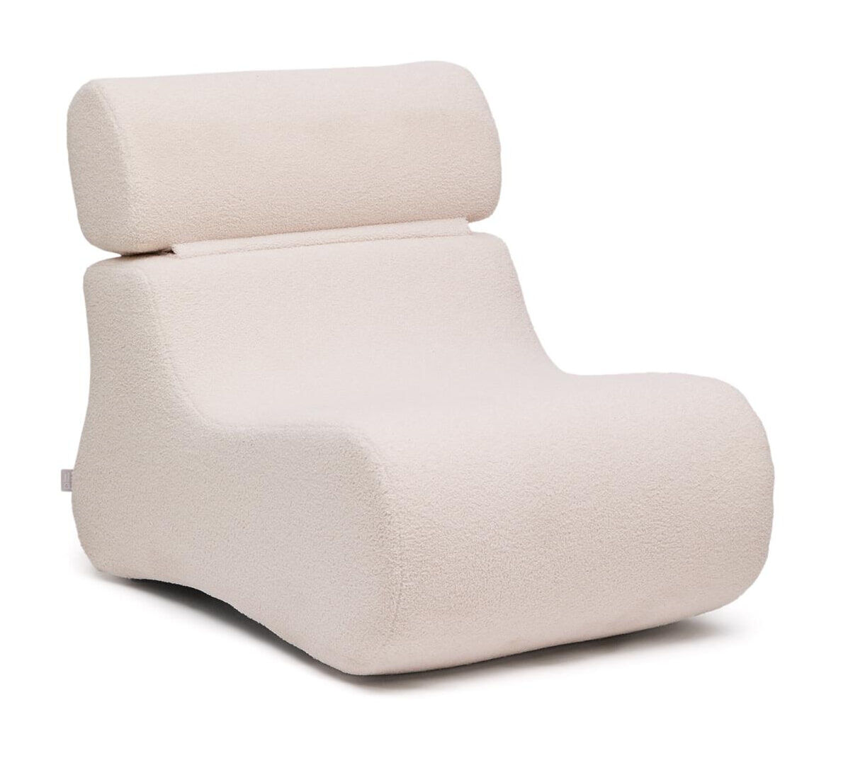 Kave Home Fauteuil Club Bouclé - Naturel - 8433840987217