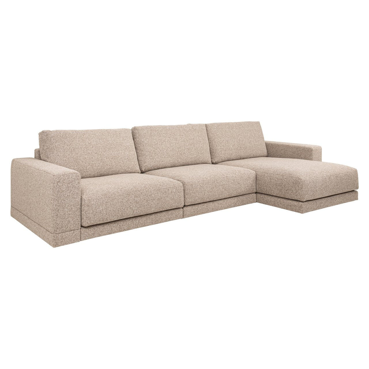 Richmond Loungebank Trentino Links/Rechts, Geweven stof - Bruin - 8721009425817