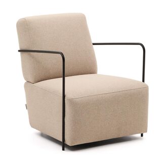 Kave Home Fauteuil Gamer Stof - Beige - 8433840987316
