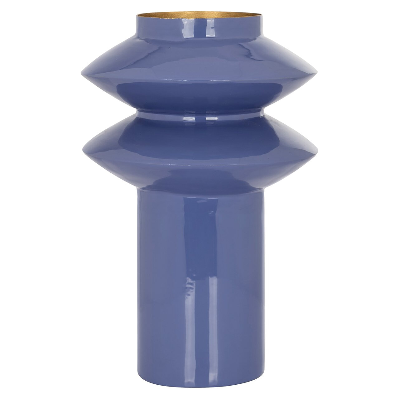 Richmond Vaas Cedar 33cm hoog - Blauw - 8720621696889