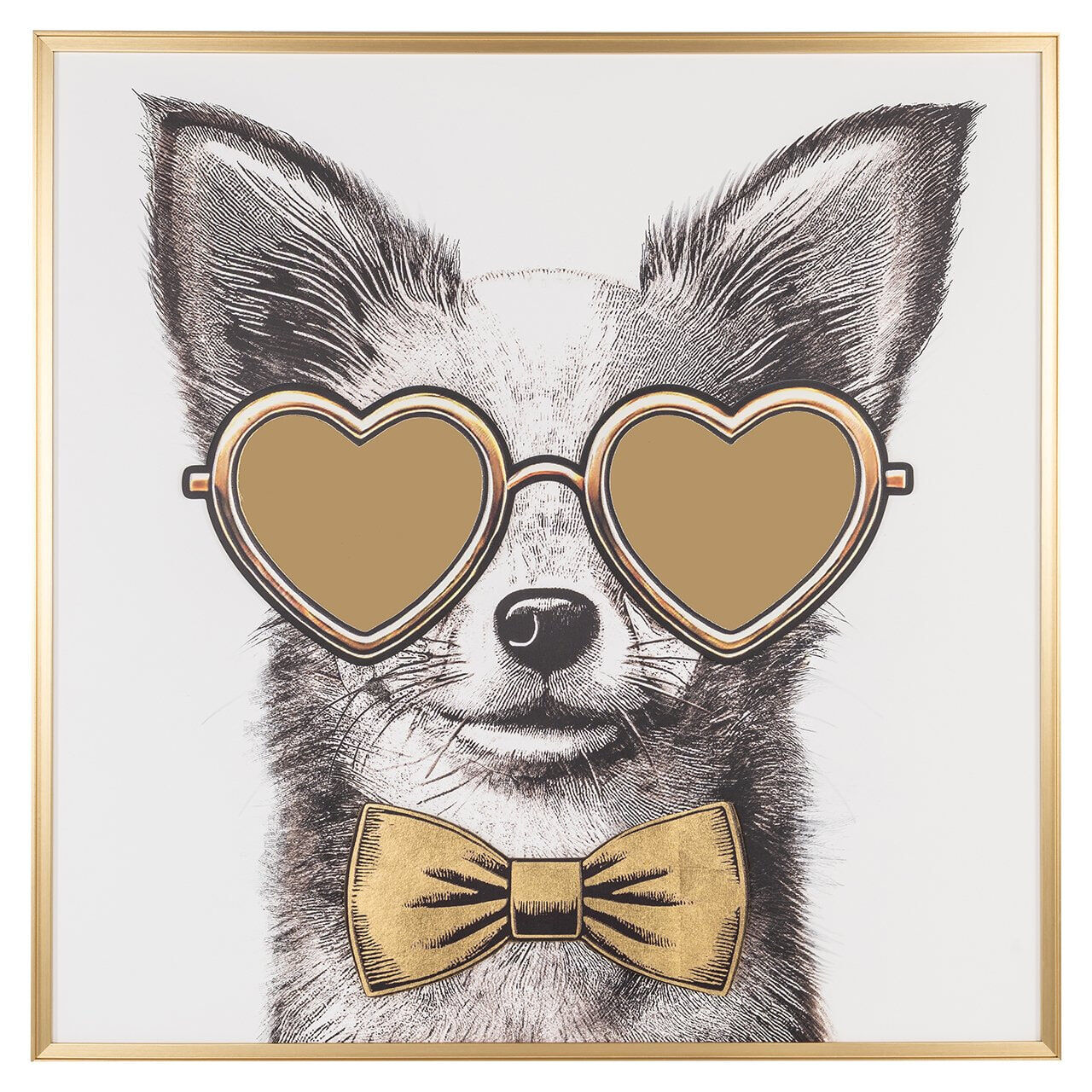 Richmond Wall Art Bodhy 100 x 100cm - Goud - 8721009417553