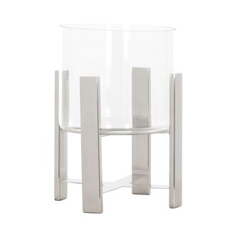 Richmond Windlicht Tiko 27cm hoog - Zilver - 8720621671046