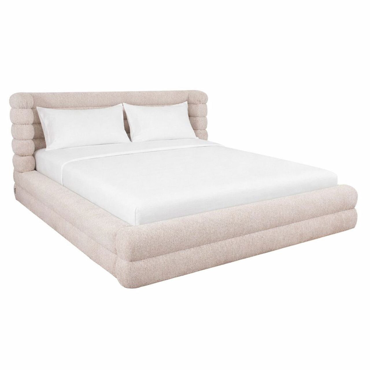 Richmond Bed Obidis Met uitklapbare bedbodem, 180 x 210cm - Naturel - 8721009422267