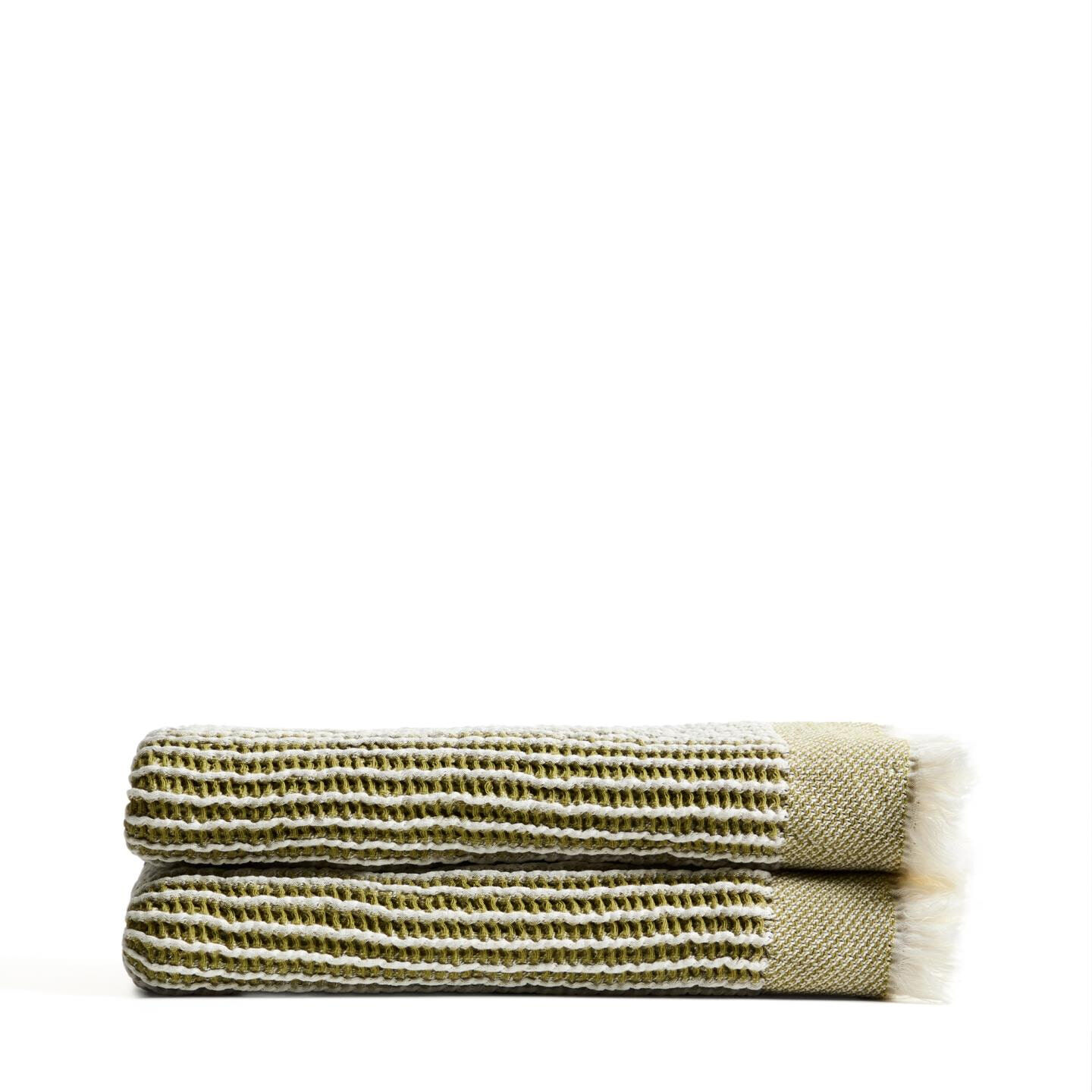 Kave Home Plaid Lideba 100 x 170cm - Groen - 8447305144145