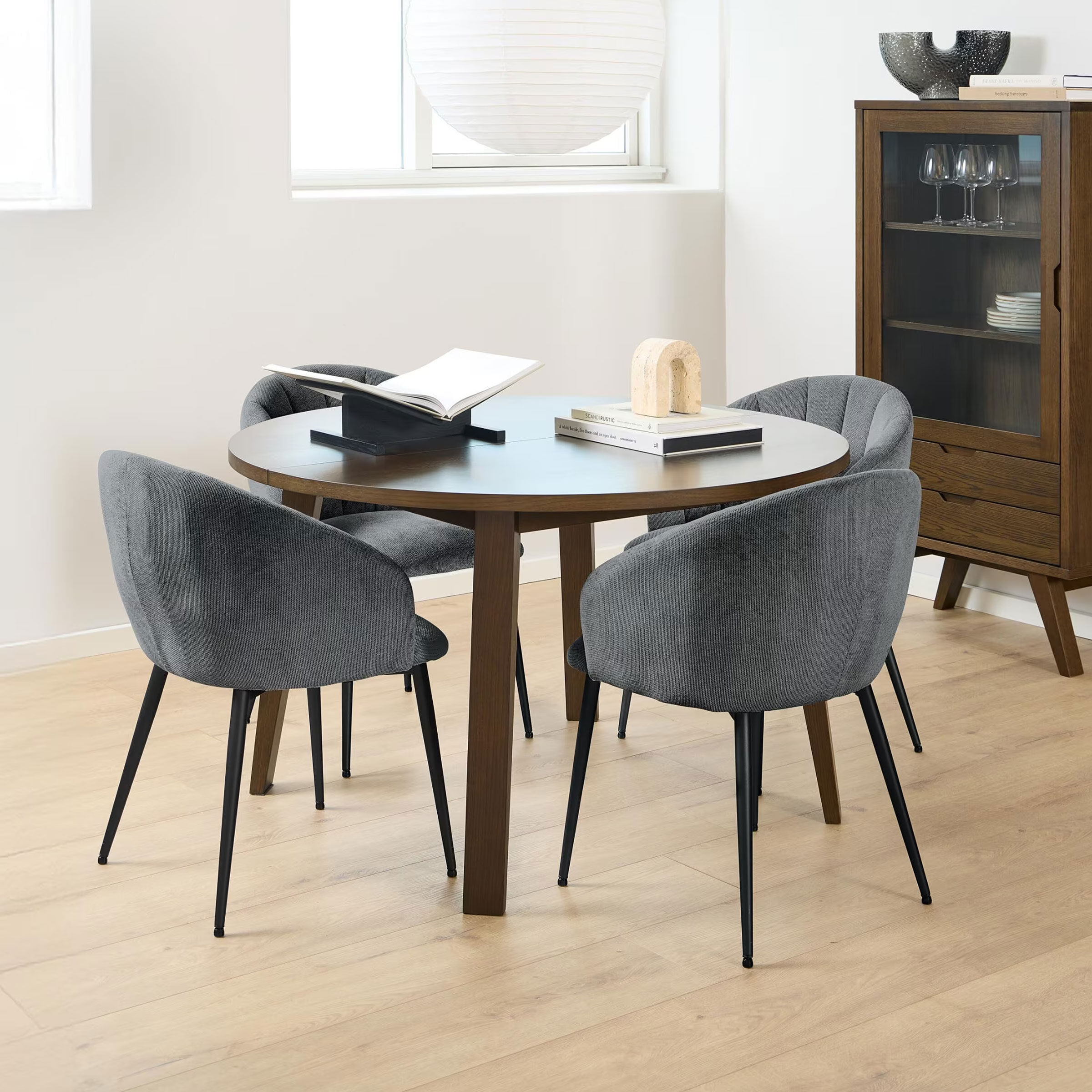 Bendt Ronde Eettafel Mads Eiken, 120cm - Bruin - 5713941361363