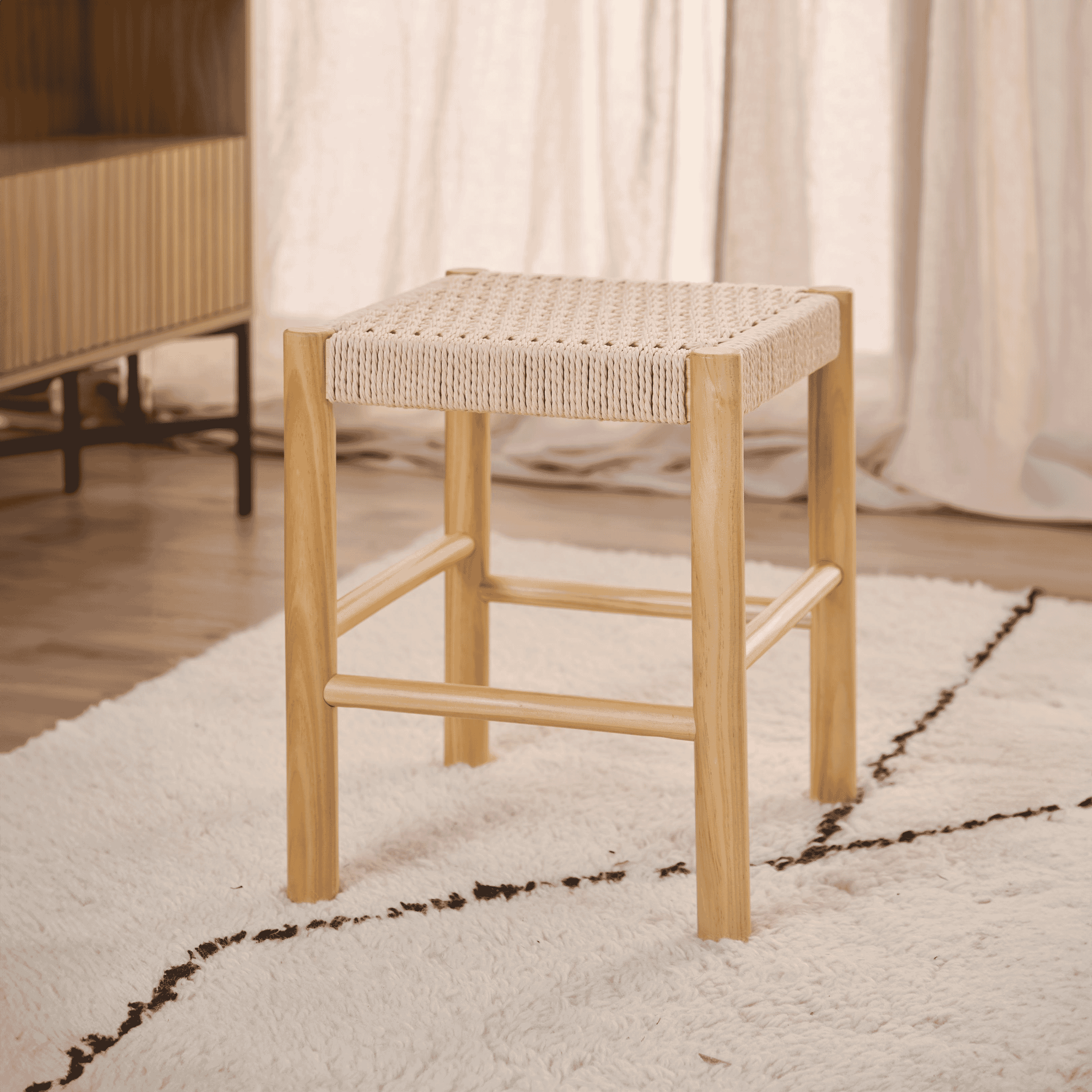 Bendt Krukje Marlen Geweven koord - Wit - 5713941366054