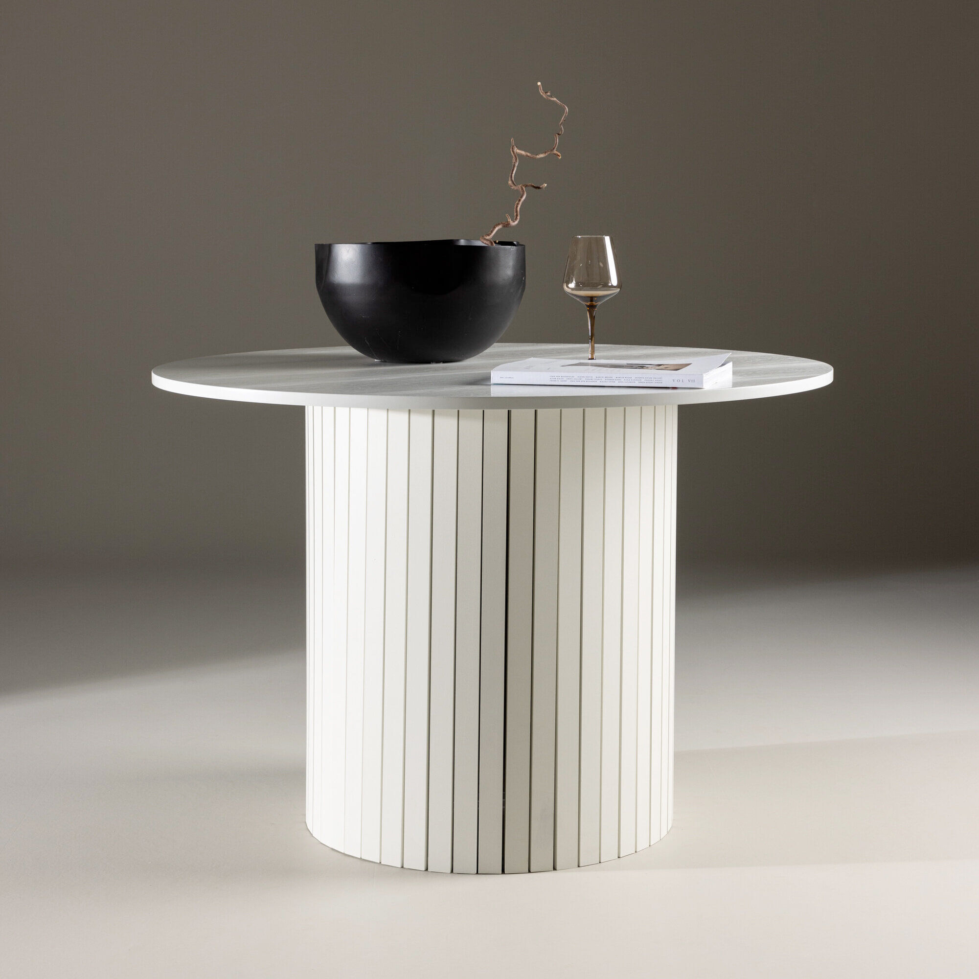 Nohr Ronde Eettafel Adrin 110cm - Wit - 7340220823762