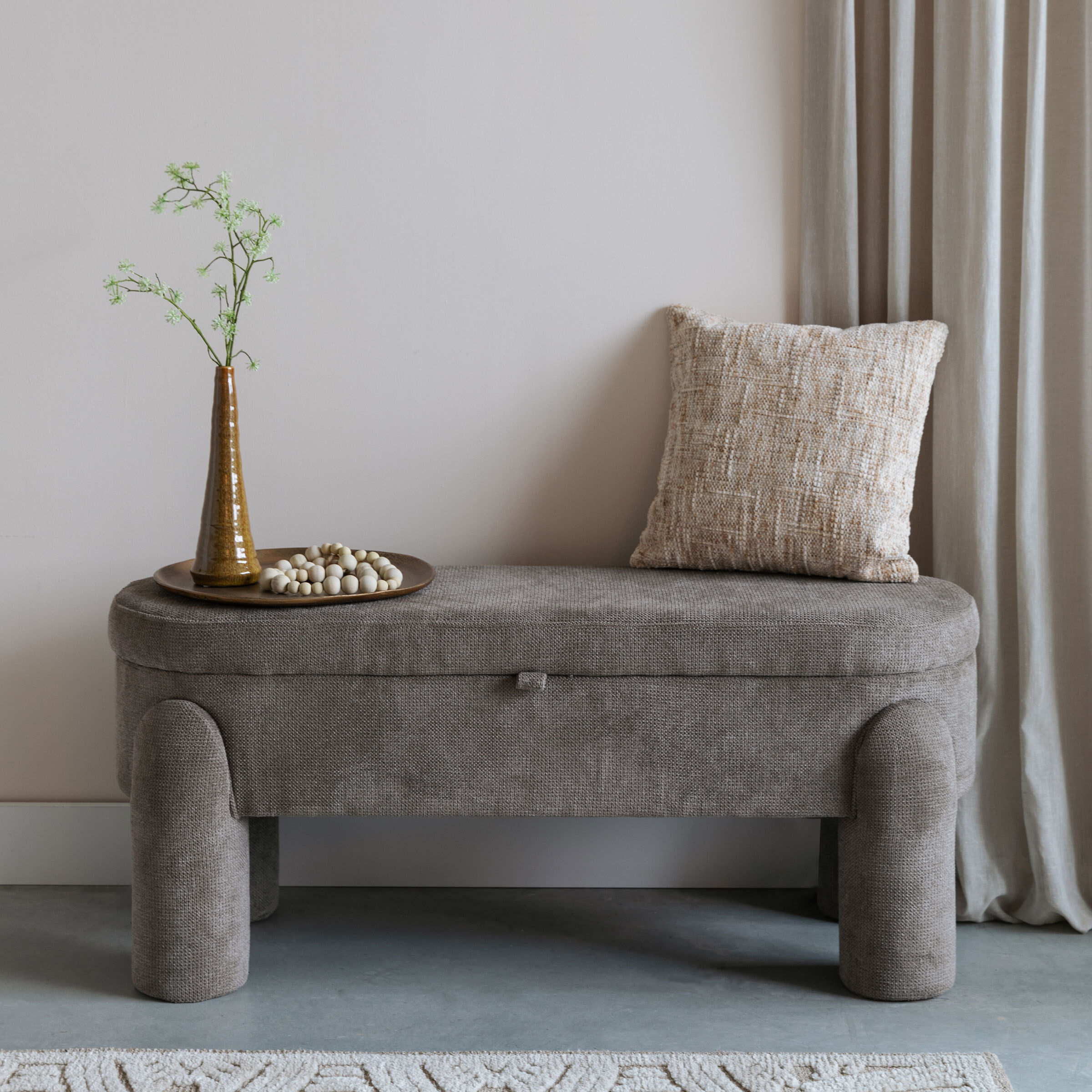 ZILT Halbank Delrico 113cm - Taupe - 9506121236447