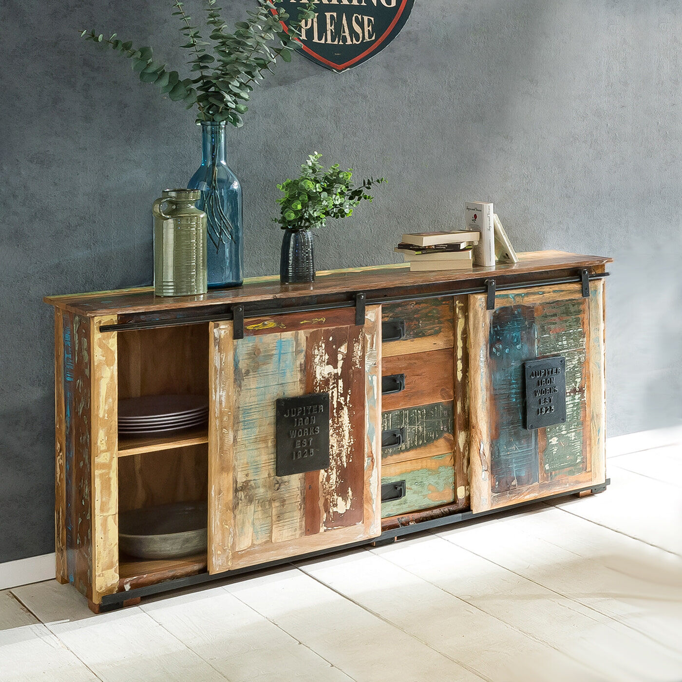 Artistiq Dressoir Jupiter 150cm - Meerkleurig - 4055195113031