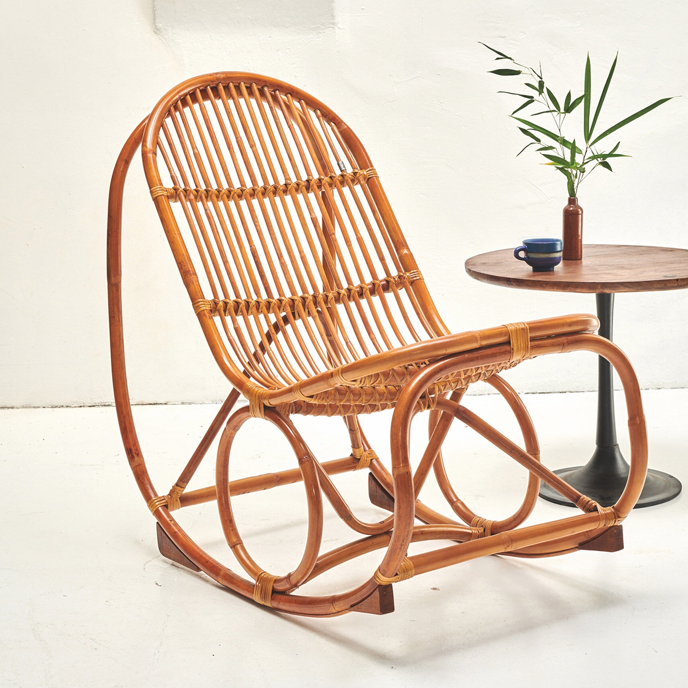 Artistiq Tom Tailor Schommelstoel Betsaida Rotan - Bruin - 4055195053535