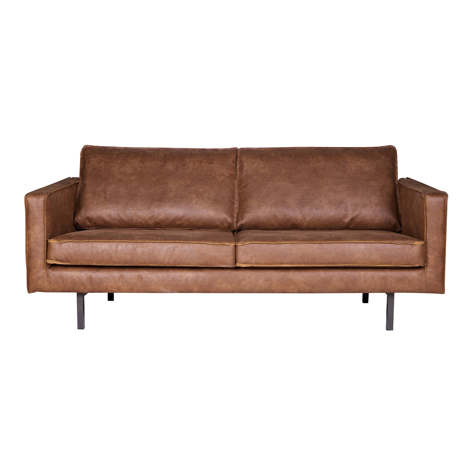 WOOOD Bank Rodeo 2,5-zits - cognac - BePureHome - 8714713054534