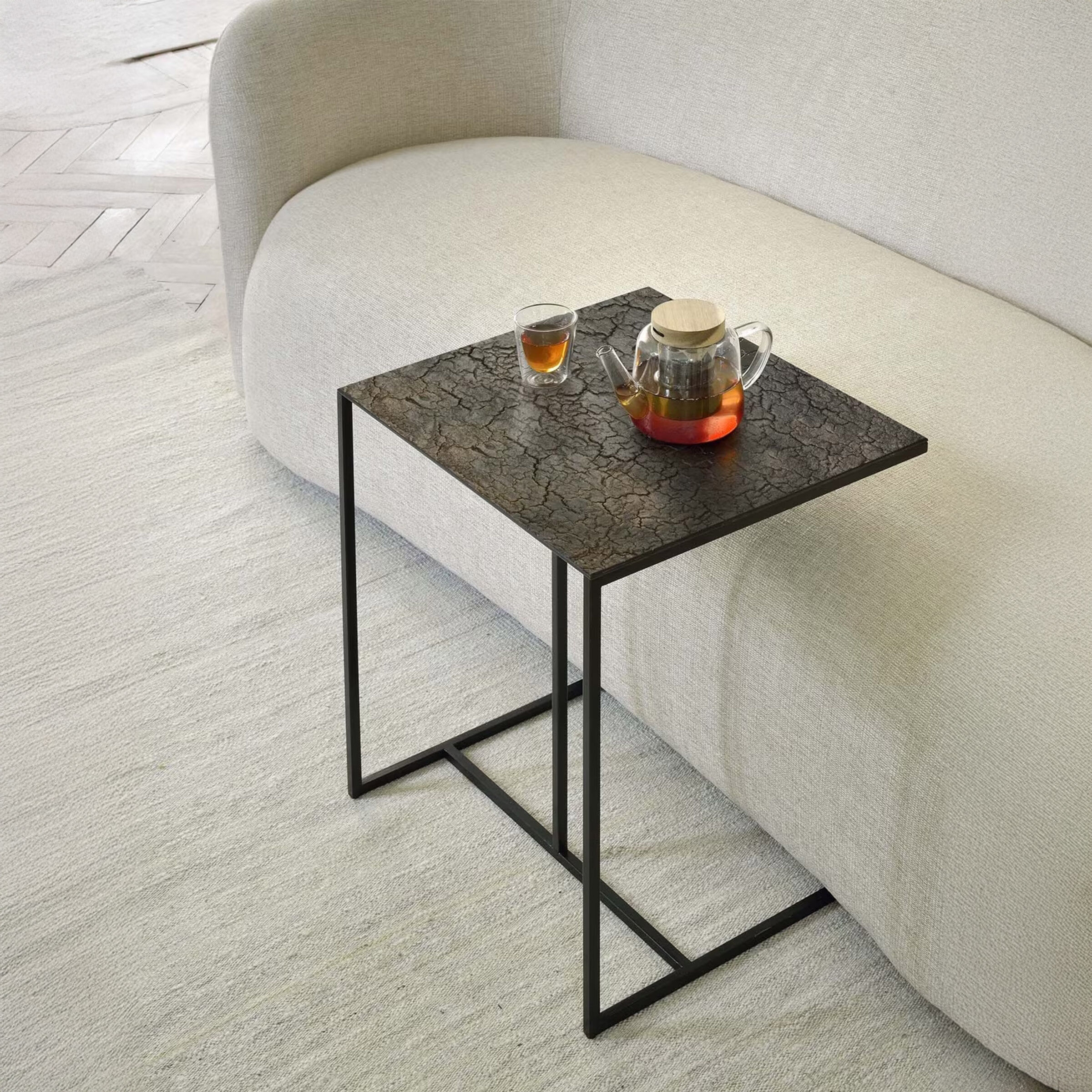 Ethnicraft Bijzettafel Tripic Minerals, 45 x 40cm - Whisky - 5404023614391